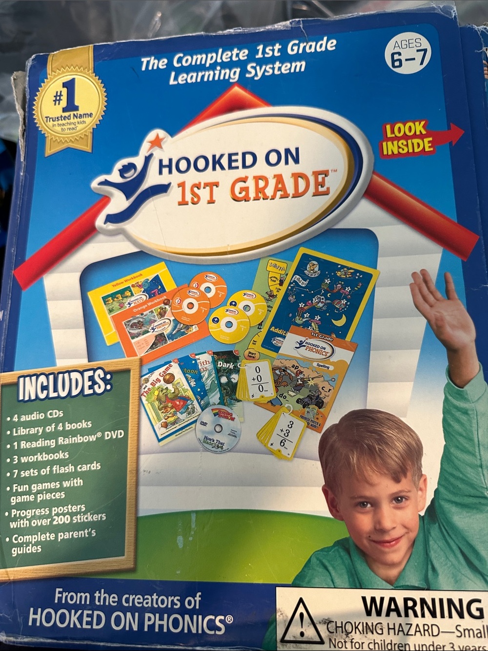 HOOKED ON PHONIX FIRST GRADE.